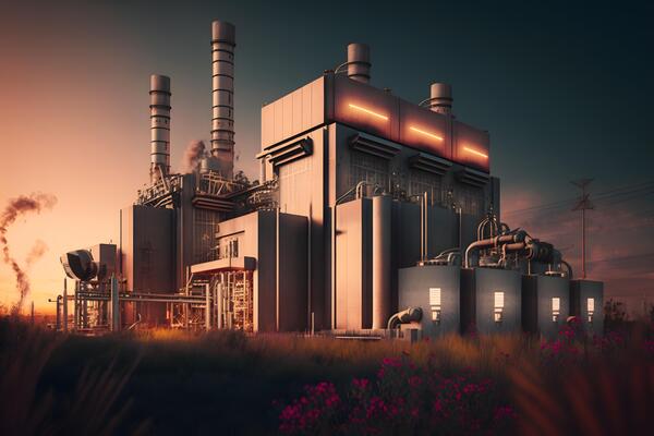 power-plant-with-transformers-futuristic-neural-network